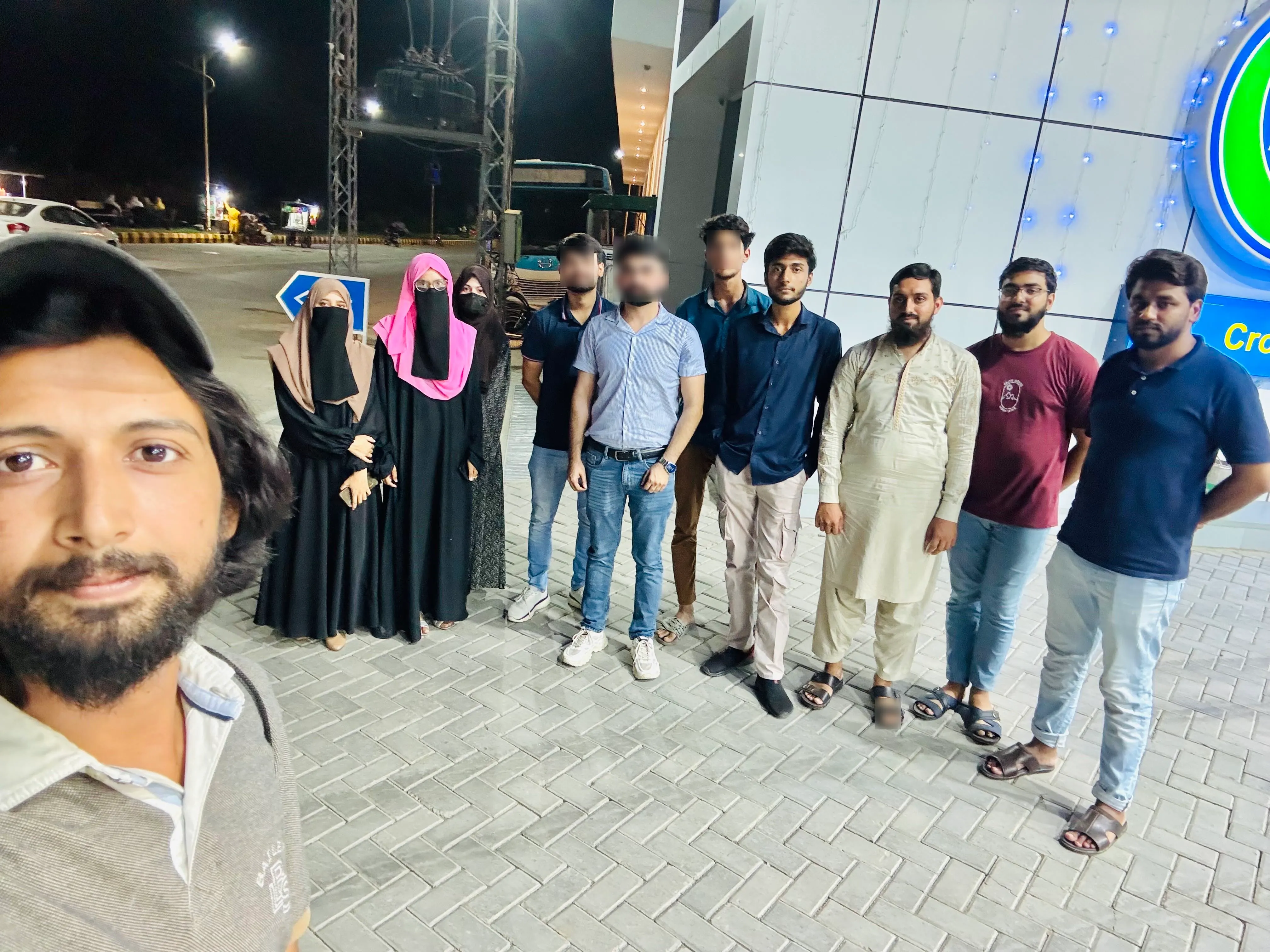 Dev Entity team group photo during an outdoor office gathering