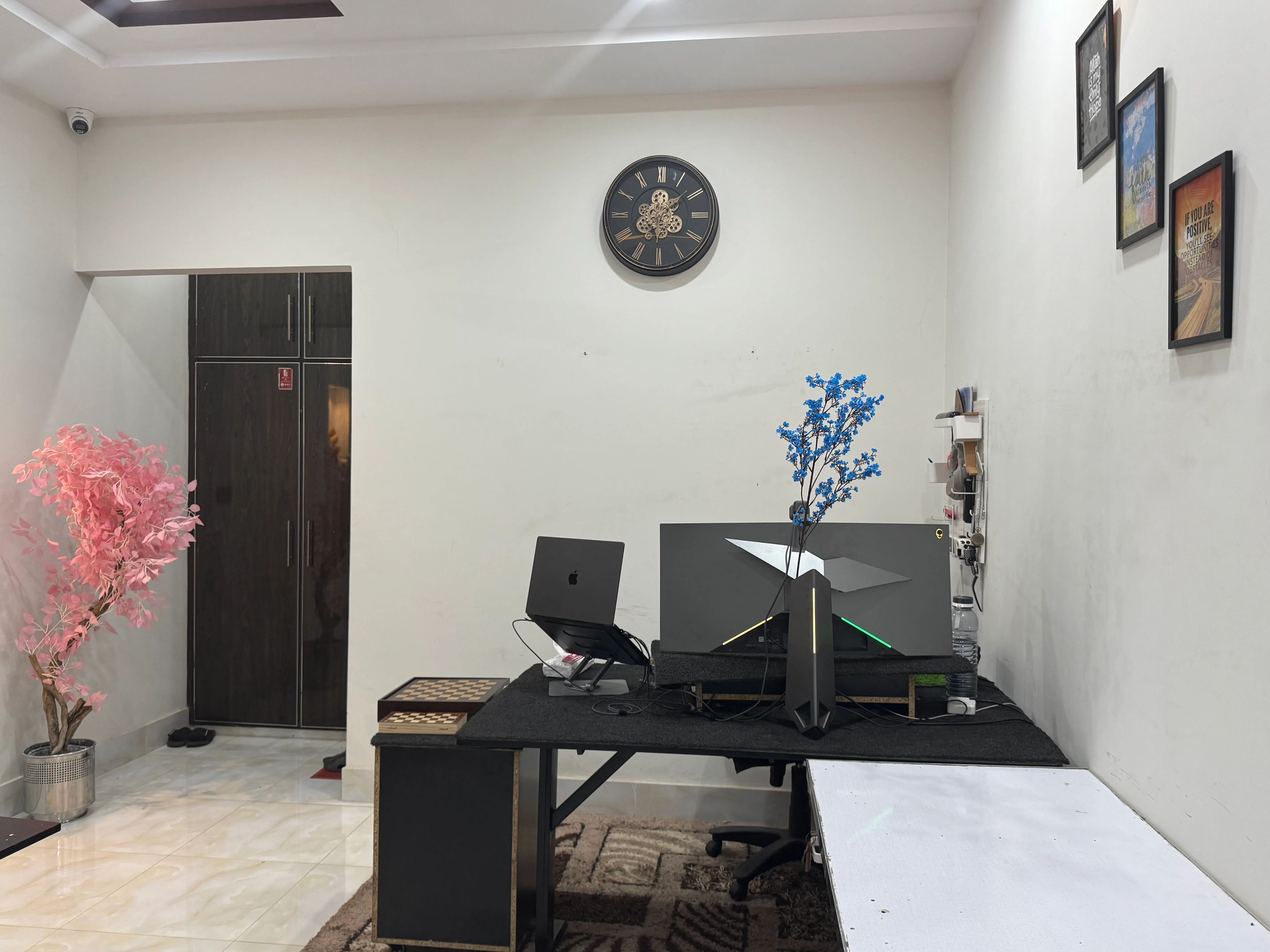 Dev Entity quiet office desk area for focused software work
