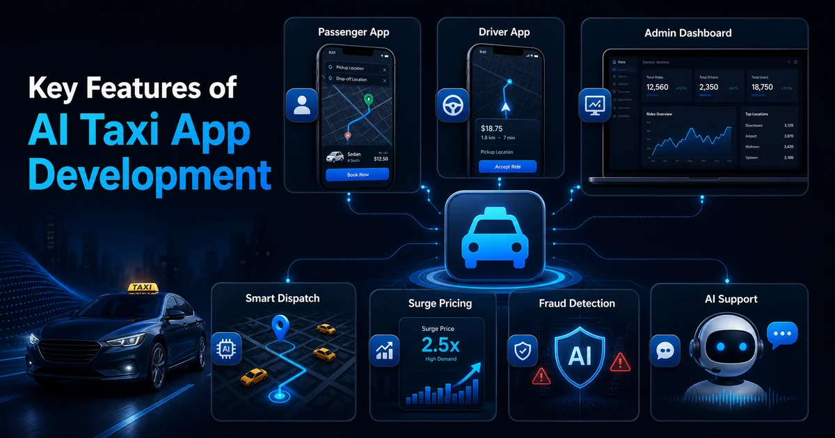 Key Features of AI Taxi App Development
