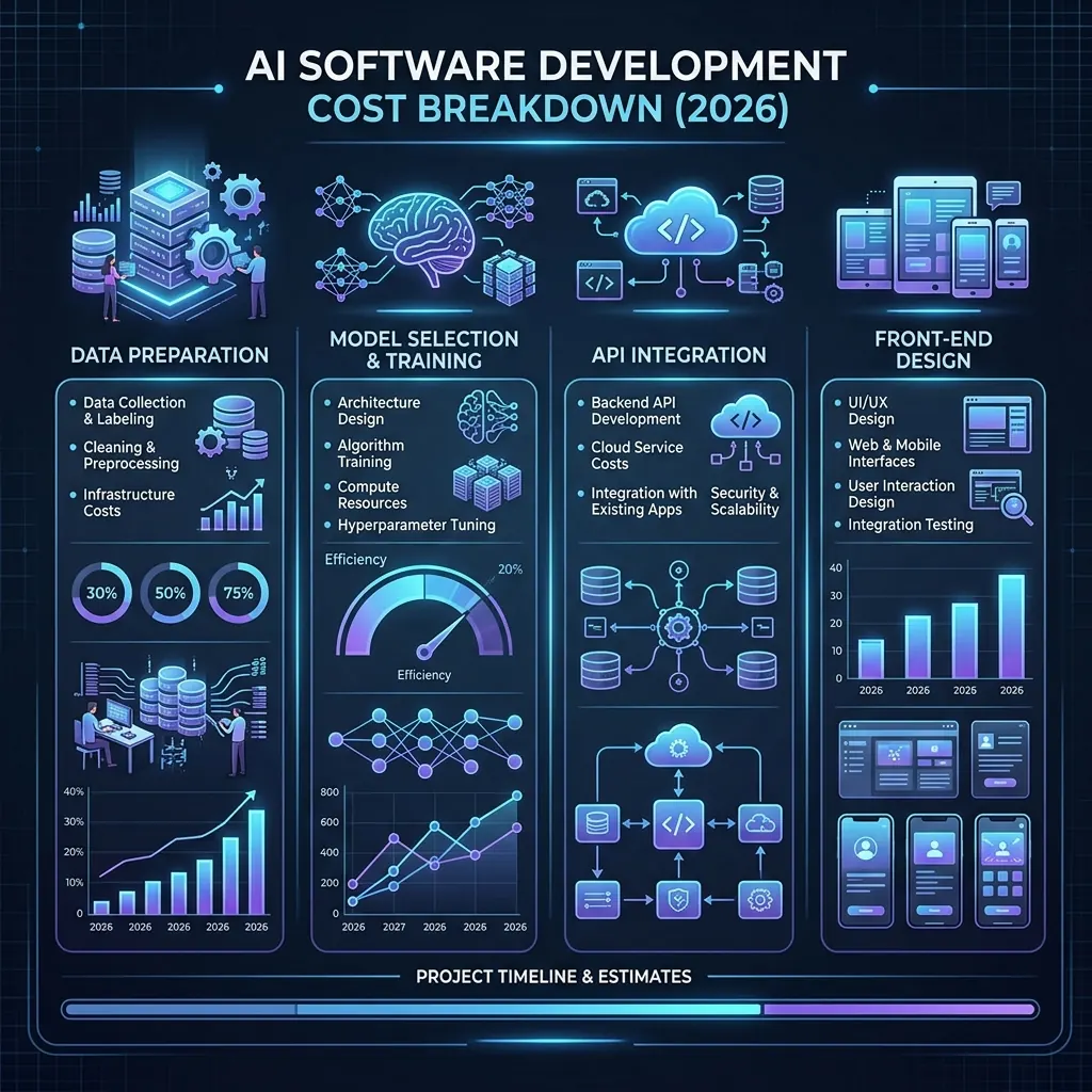 AI software development cost breakdown 2026