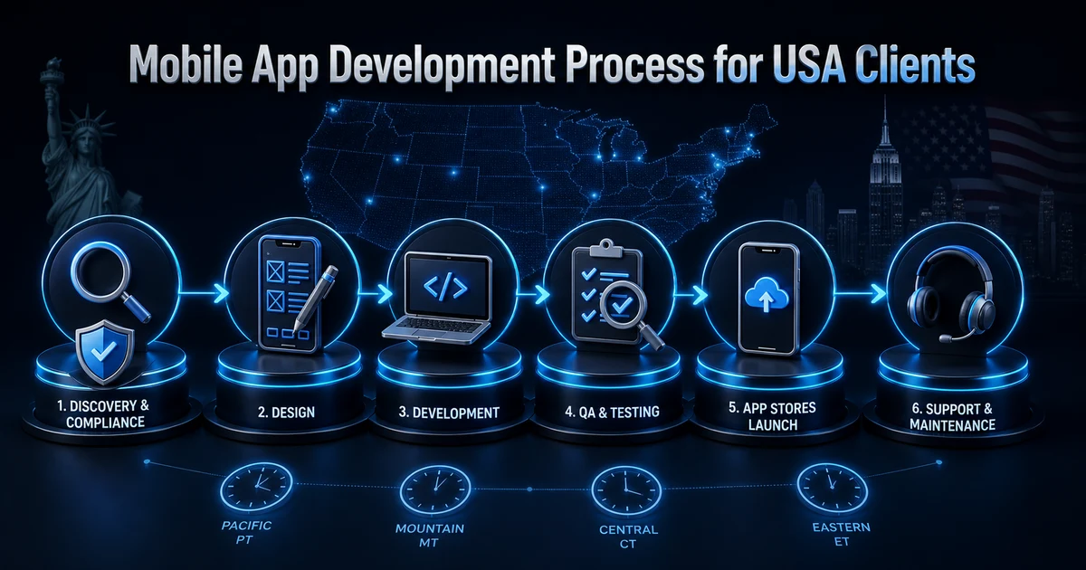 Mobile App Development Process for USA Clients
