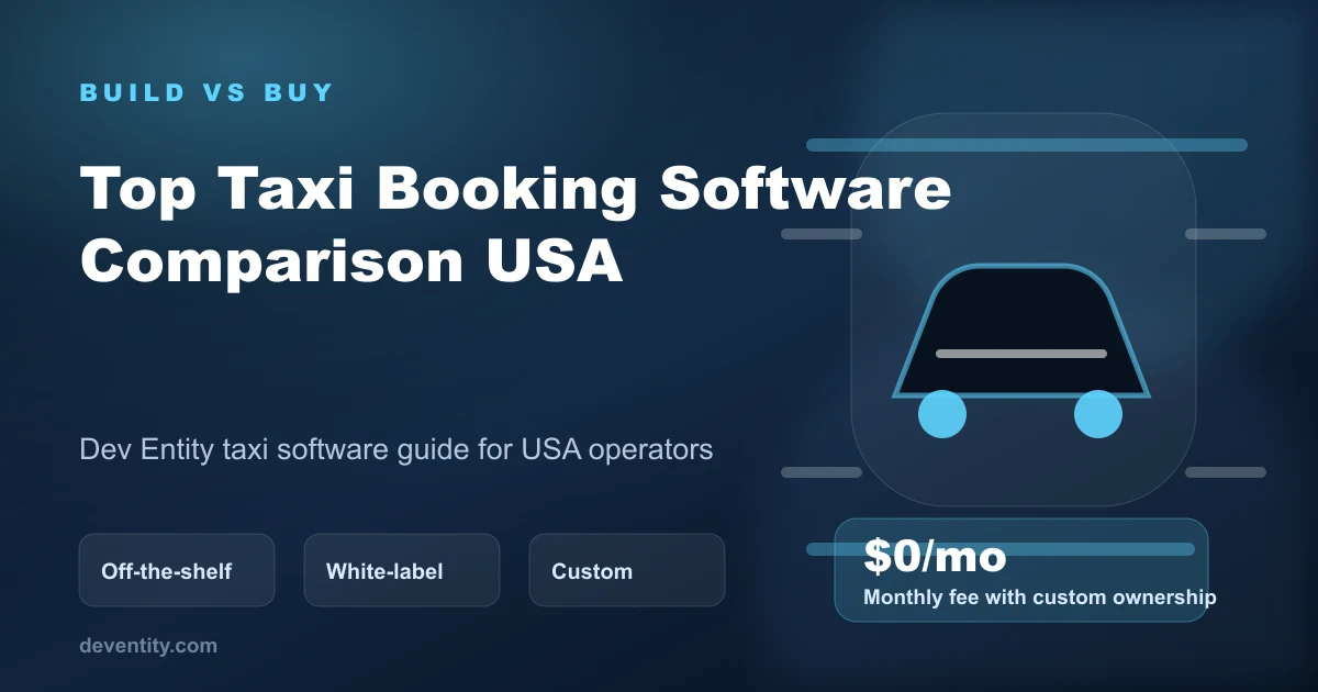 Top Taxi Booking Software Comparison USA