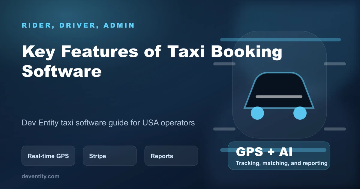 Key Features of Taxi Booking Software