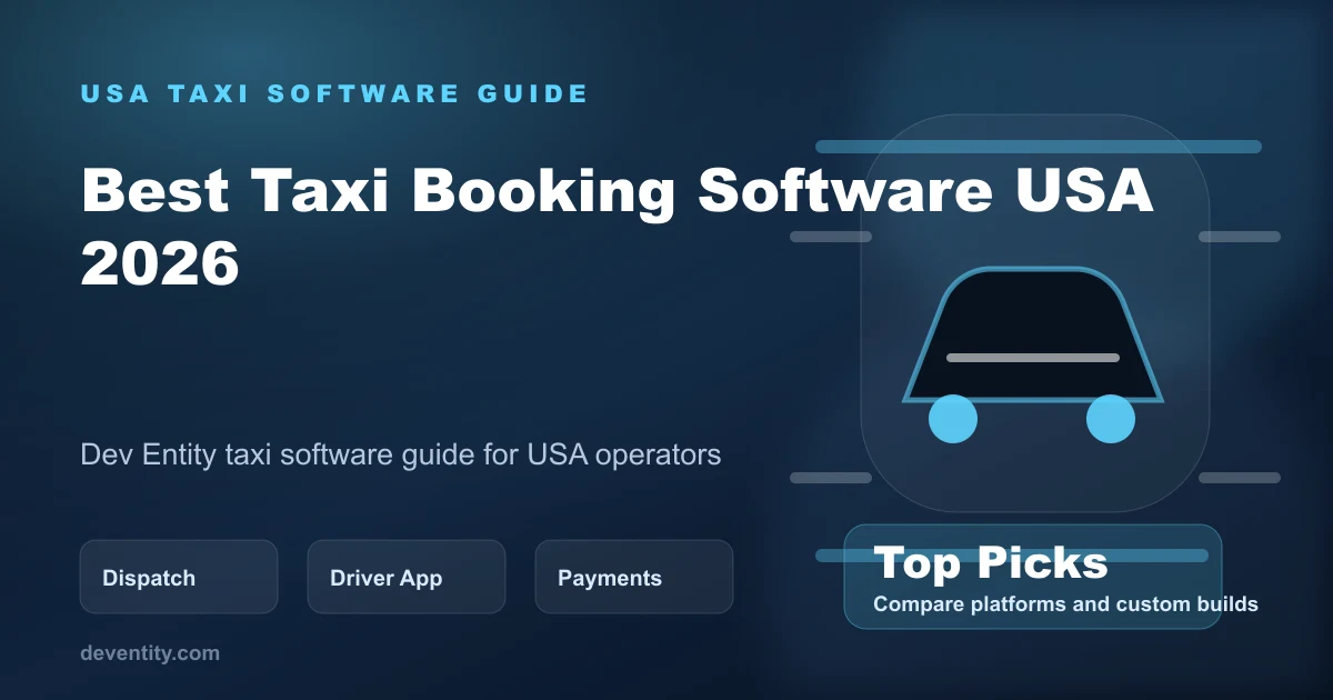 Best Taxi Booking Software USA 2026