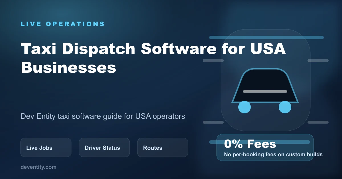 Taxi Dispatch Software for USA Businesses