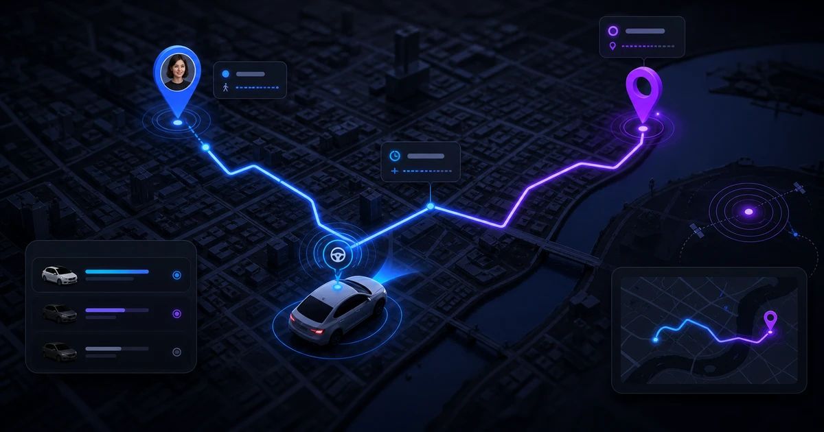 Key features of an app like Uber