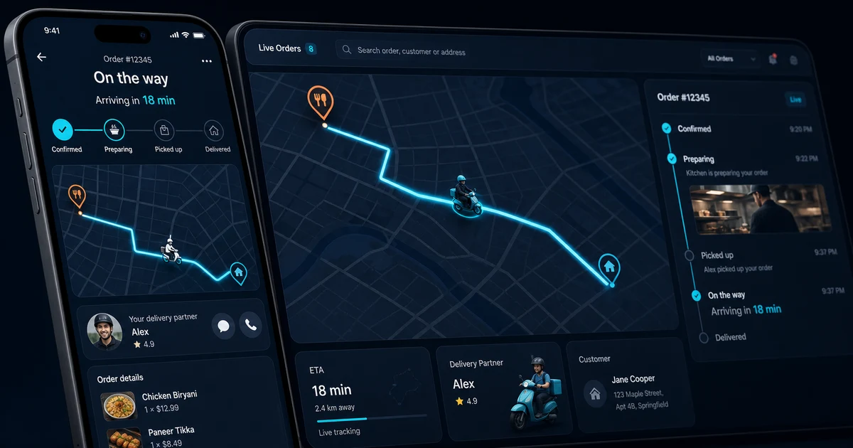 Key features of a food delivery app like Uber Eats
