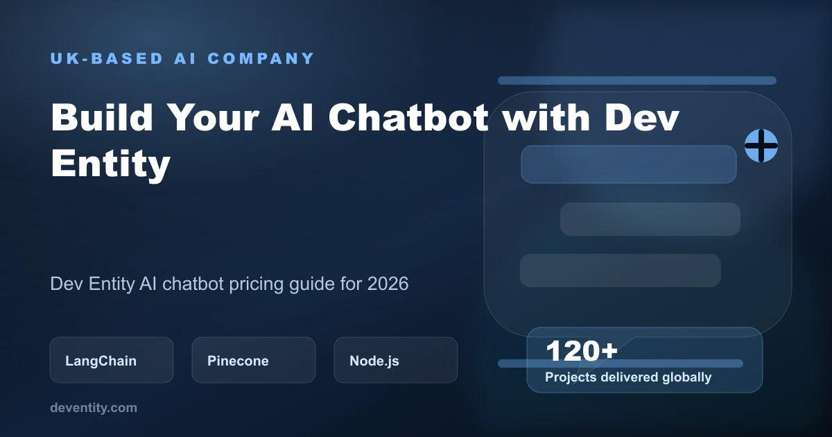 Build Your AI Chatbot with Dev Entity