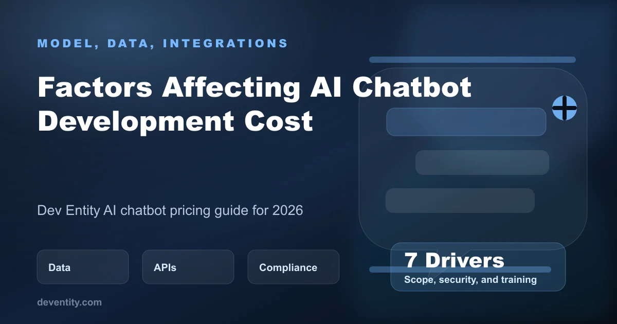 Factors Affecting AI Chatbot Development Cost