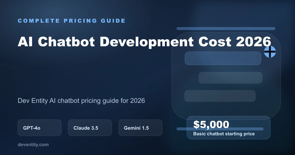 AI Chatbot Development Cost 2026