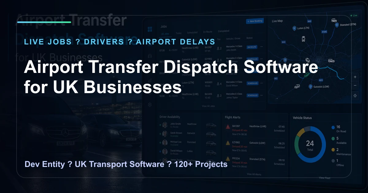 Airport Transfer Dispatch Software for UK Businesses