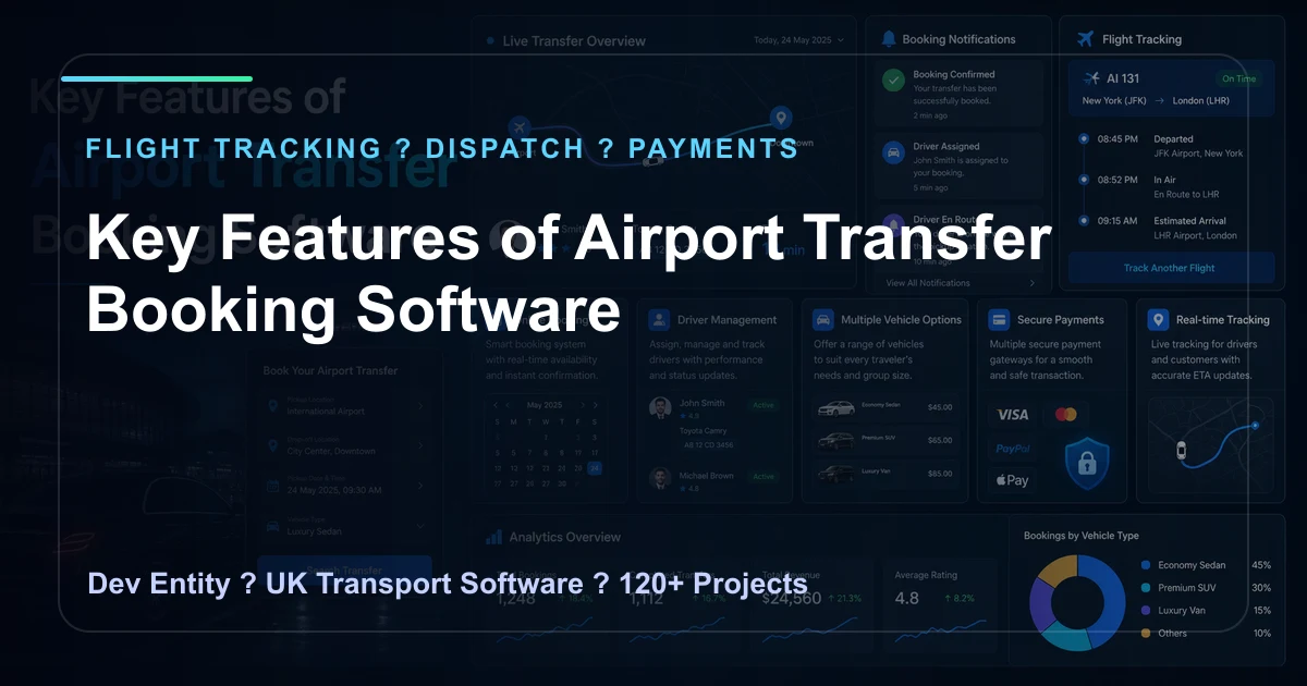 Key Features of Airport Transfer Booking Software