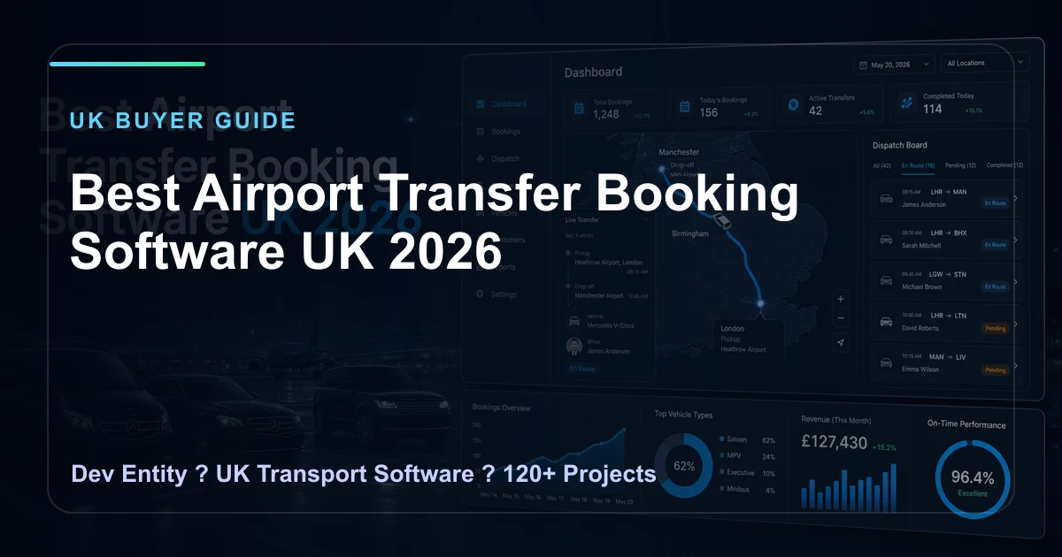 Best Airport Transfer Booking Software UK 2026