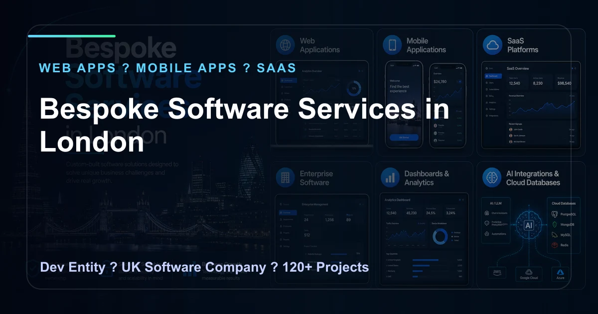 Bespoke Software Services in London