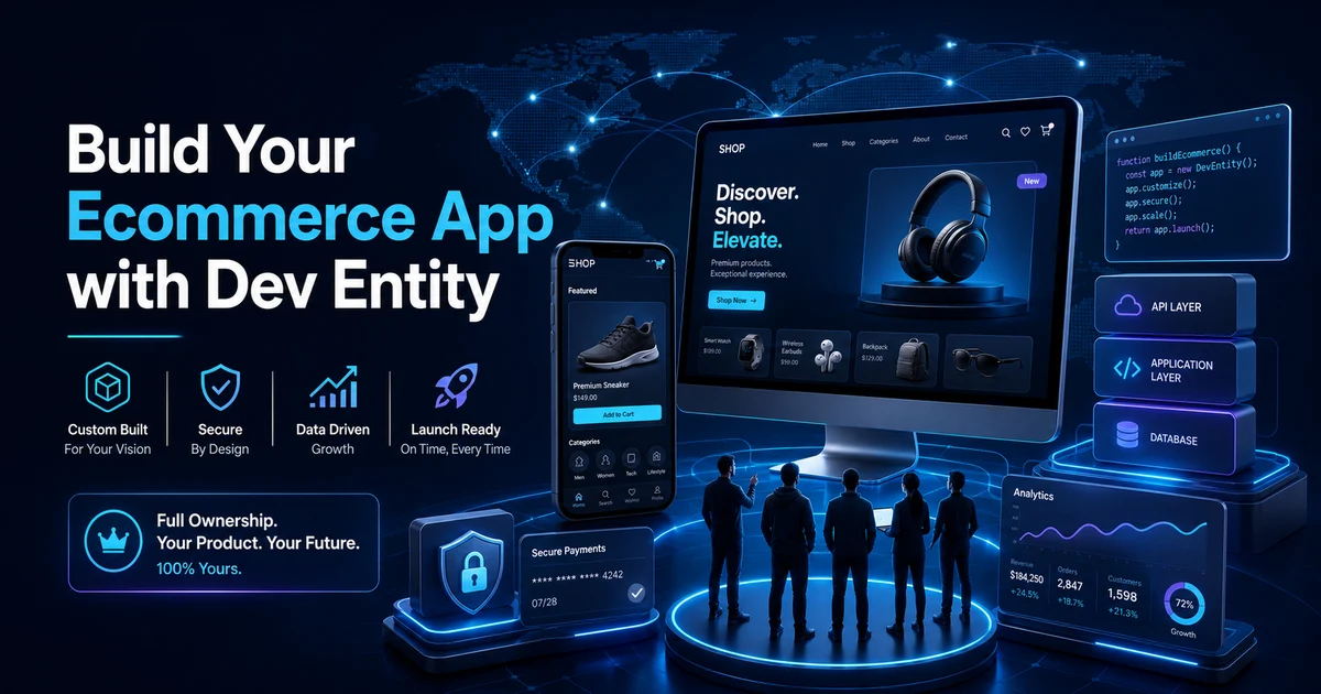Build Your Ecommerce App with Dev Entity