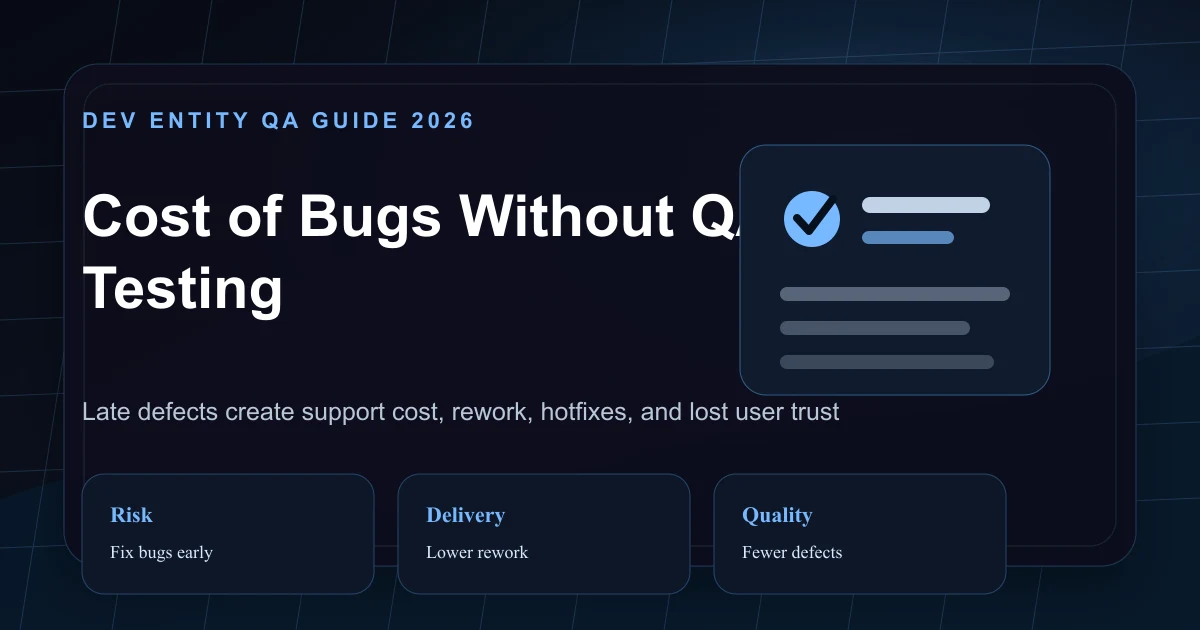 Cost of Bugs Without QA Testing